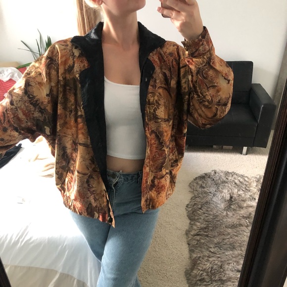 Vintage silk bomber - Picture 2 of 3